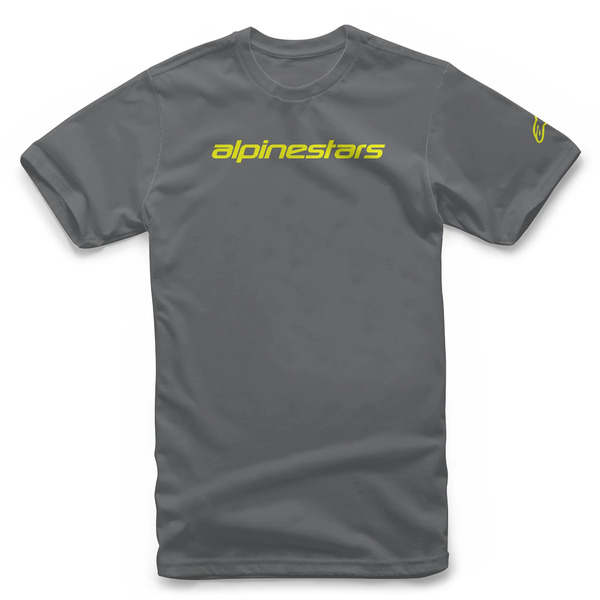 Tricou ALPINESTARS LINEAR WORDMARK XL Gri/Galben fluo, 5