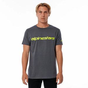 Tricou ALPINESTARS LINEAR WORDMARK XXL Verde/Negru, 15