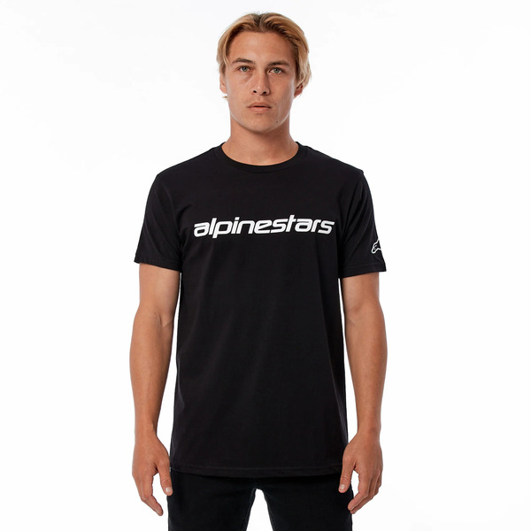 Tricou ALPINESTARS LINEAR WORDMARK S Alb/Roz, 14