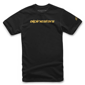 Tricou ALPINESTARS LINEAR WORDMARK XL Navy/Galben, 7