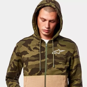 Hanorac ALPINESTARS CAMO BLOCK S Gri Camo/Rosu, 24