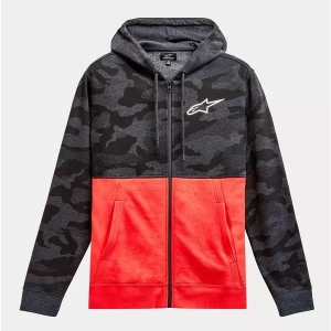Hanorac ALPINESTARS CAMO BLOCK S Gri Camo/Rosu, 26