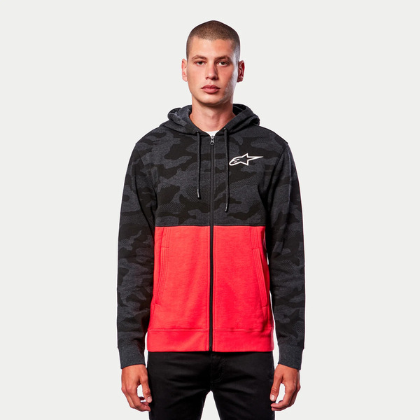Hanorac ALPINESTARS CAMO BLOCK L Gri Camo/Rosu, 7