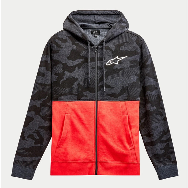 Hanorac ALPINESTARS CAMO BLOCK XL Gri Camo/Rosu, 11