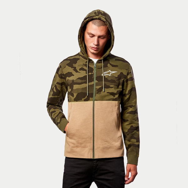 Hanorac ALPINESTARS CAMO BLOCK XXL Gri Camo/Rosu, 13