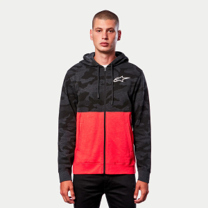 Hanorac ALPINESTARS CAMO BLOCK XXL Gri Camo/Rosu, 3