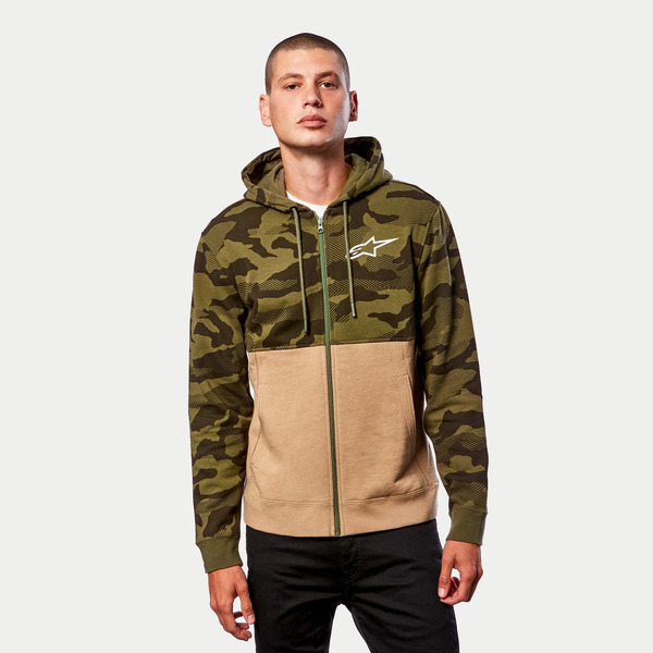 Hanorac ALPINESTARS CAMO BLOCK L Maro/Verde camo, 13