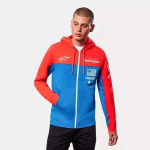 Hanorac ALPINESTARS H-BLOCK S Rosu/Albastru, 4
