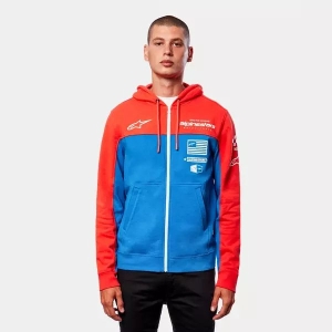 Hanorac ALPINESTARS H-BLOCK S Rosu/Albastru, 27