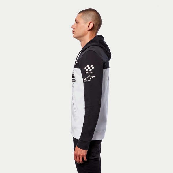 Hanorac ALPINESTARS H-BLOCK Negru/Alb L, 12