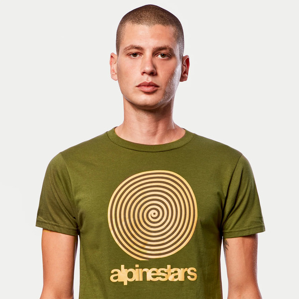 Tricou ALPINESTARS REAL SPIRAL S Negru/Alb, 12