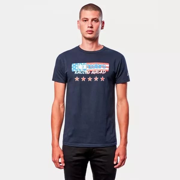 Tricou ALPINESTARS USA AGAIN Negru S, 23