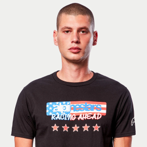 Tricou ALPINESTARS USA AGAIN M Albastru, 10