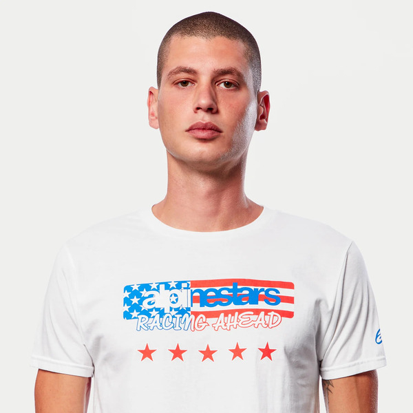 Tricou ALPINESTARS USA AGAIN Albastru XL, 12