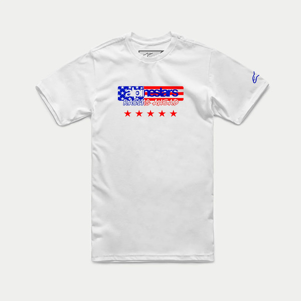 Tricou ALPINESTARS USA AGAIN XL Alb, 13