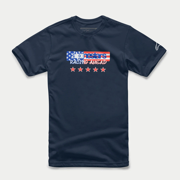 Tricou ALPINESTARS USA AGAIN Albastru XXL, 12