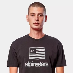 Tricou ALPINESTARS FLAG Negru S, 10