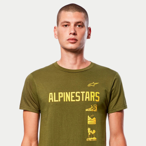 Tricou ALPINESTARS STACKER L Alb, 14
