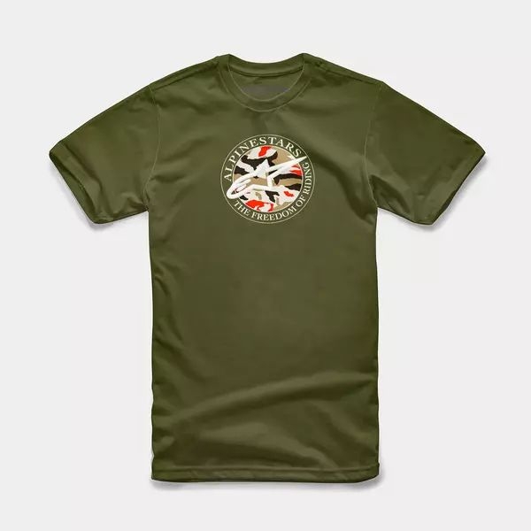 Tricou ALPINESTARS DOT CAMO Albastru S, 21