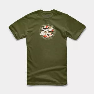 Tricou ALPINESTARS DOT CAMO Albastru S, 21