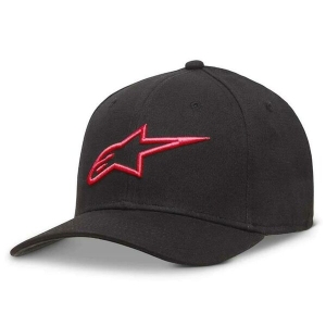 Sapca ALPINESTARS AGELESS CURVED Hat S/M Negru/Rosu, 4
