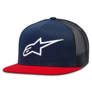 Sapca ALPINESTARS CORP TRUCKER Hat Albastru/rosu, 4