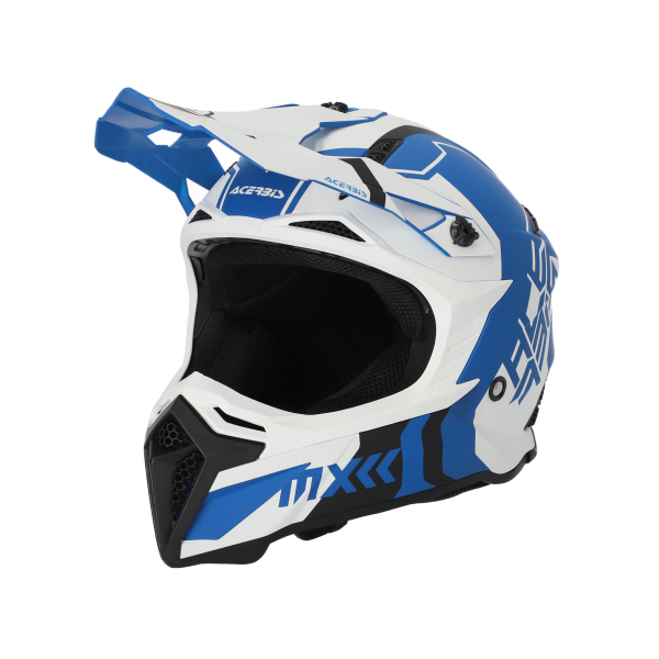 ACERBIS PROFILE 5 HELMET WHITE/BLUE XS, 2