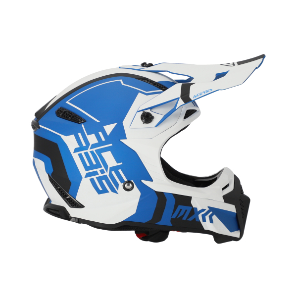 ACERBIS PROFILE 5 HELMET WHITE/BLUE XS, 7