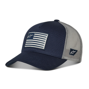 Sapca ALPINESTARS FLAG SNAPBACK Hat Alb/Negru, 3