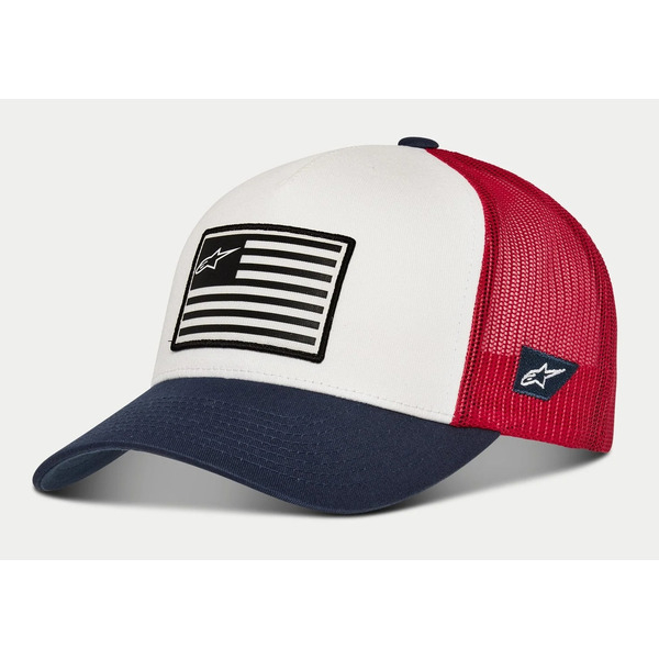 Sapca ALPINESTARS FLAG SNAPBACK Hat Alb, 8