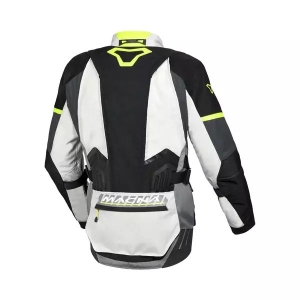 Geaca textil impermeabila touring/adventure MACNA DOMANE S Albastru/Portocaliu, 3