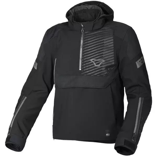 Geaca textil impermeabila MACNA TRAFFIQ M Negru/Gri camo, 4