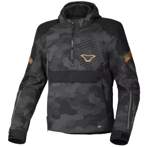 Geaca textil impermeabila MACNA TRAFFIQ M Negru/Gri camo, 12