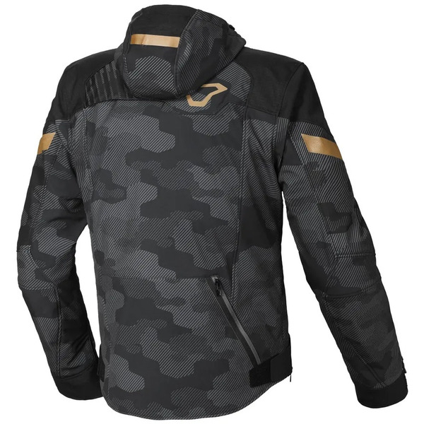 Geaca textil impermeabila MACNA TRAFFIQ 3XL Negru/Gri camo, 2
