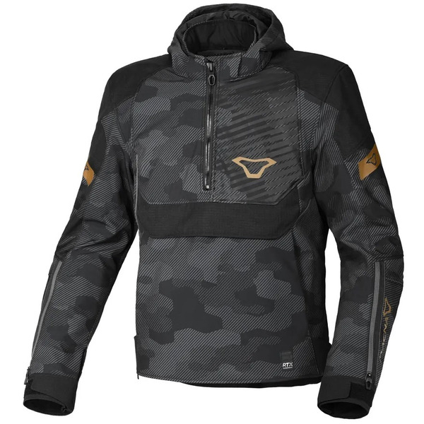 Geaca textil impermeabila MACNA TRAFFIQ 3XL Negru/Gri camo, 6