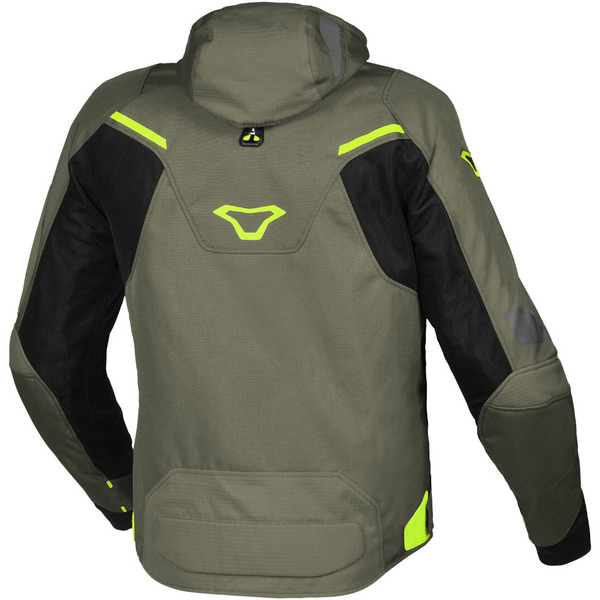 Geaca textil Impermeabila MACNA BEACON XXL Verde/Galben fluo, 6