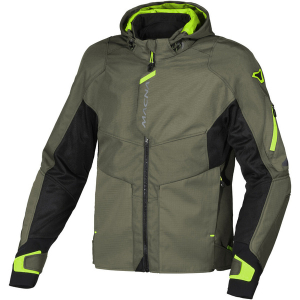 Geaca textil Impermeabila MACNA BEACON XXL Verde/Galben fluo, 3