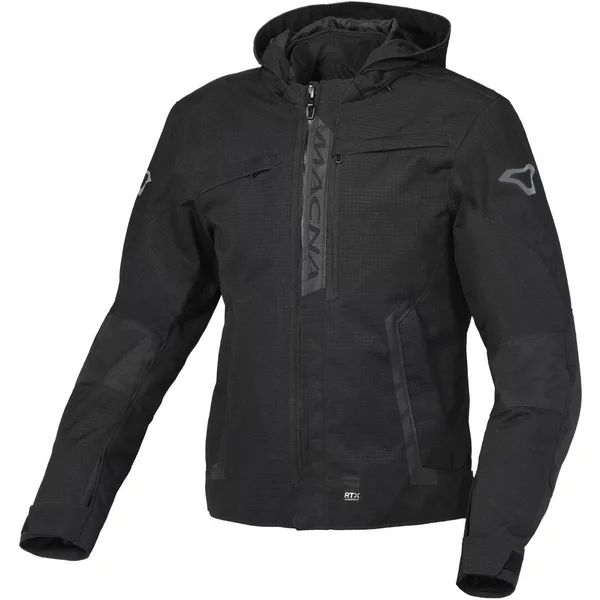 Geaca textil impermeabila MACNA RIGGOR Negru S, 12