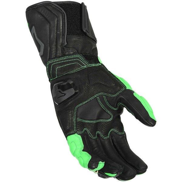 Manusi de piele racing MACNA POWERTRACK Negru L, 5
