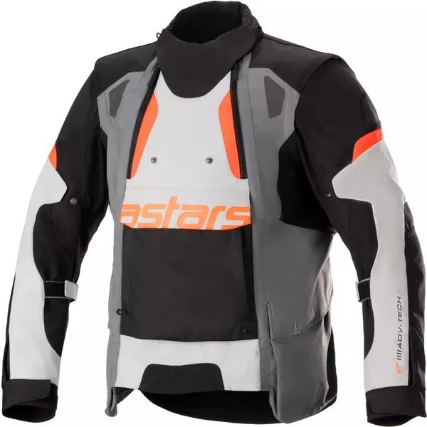 Geaca textil adventure/touring ALPINESTARS HALO DRYSTAR M Negru/Albastru/Kaki, 19