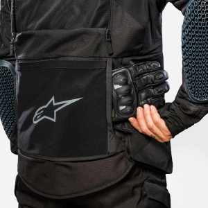 Geaca textil adventure/touring ALPINESTARS HALO DRYSTAR XXL Negru/Albastru/Kaki, 5