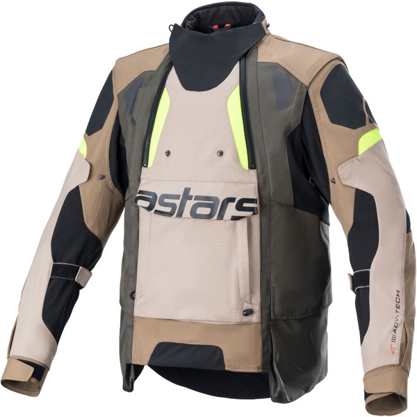 Geaca textil adventure/touring ALPINESTARS HALO DRYSTAR S Gri deschis/Gri inchis/Negru, 5