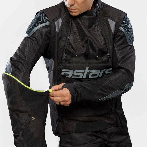 Geaca textil adventure/touring ALPINESTARS HALO DRYSTAR XXL Gri deschis/Gri inchis/Negru, 7