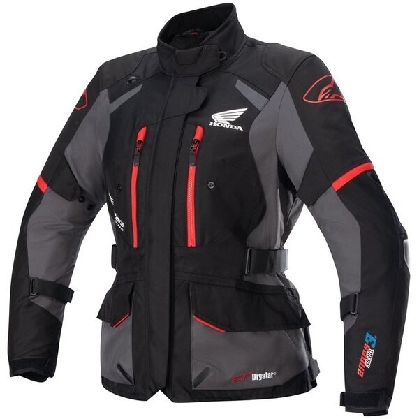 Geaca dama textil impermeabila Alpinestars HONDA STELLA ANDES V3 DRYSTAR L Negru/Gri deschis/Albastru, 3