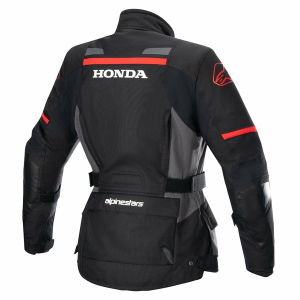Geaca dama textil impermeabila Alpinestars HONDA STELLA ANDES V3 DRYSTAR S Negru/Gri/Rosu, 4