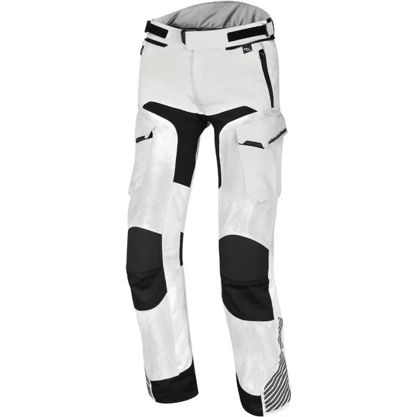 Pantaloni de vara textil MACNA VERSYLE L Gri deschis, 9