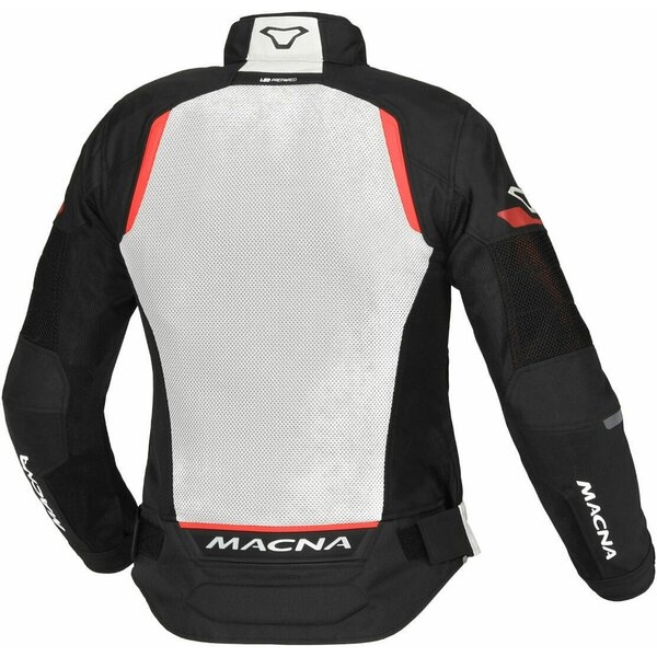 Geaca de vara impermeabila de dama MACNA TONDO M Negru/Gri deschis/Rosu, 3