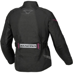 Geaca impermeabila touring de dama MACNA NIVALA XS Negru/Rosu, 4