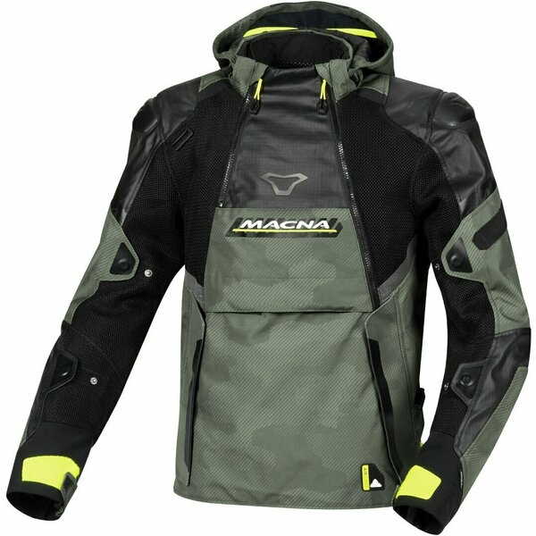 Geaca textil sport/touring impermeabila MACNA BRADICAL S Negru/Portocaliu, 10
