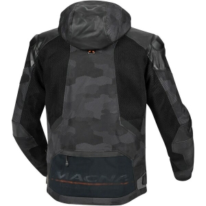 Geaca textil sport/touring impermeabila MACNA BRADICAL S Negru/Portocaliu, 4